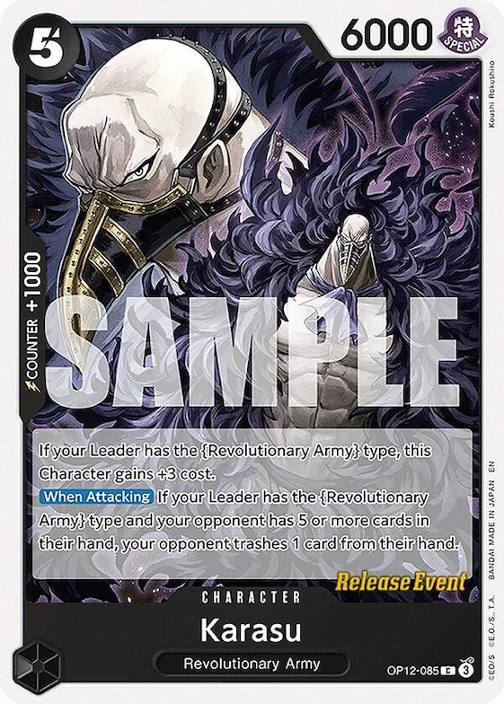 Corbeau op12-085 – OP12 – Legacy of the Master Release Event Cards