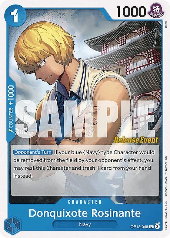 Donquixote Rosinante (048) #op12-048 – Legacy of the Master Release Event Cards