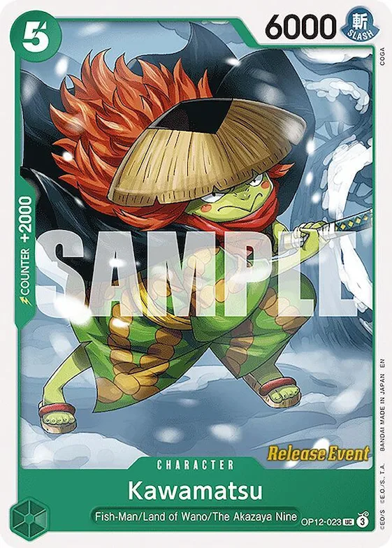 Kawamatsu #op12-023 – Legacy of the Master Release Event Cards