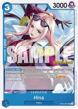 Hina #op12-051 – Legacy of the Master Release Event Cards