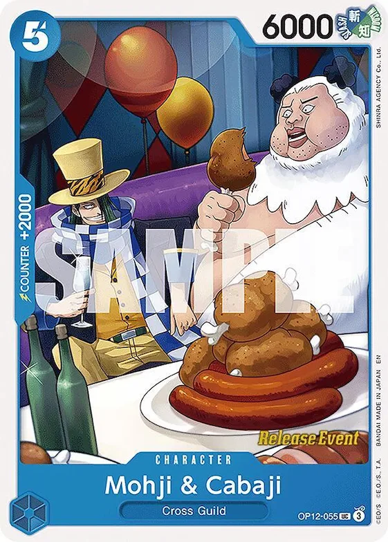 Mohji & Cabaji #op12-055 – Legacy of the Master Release Event Cards