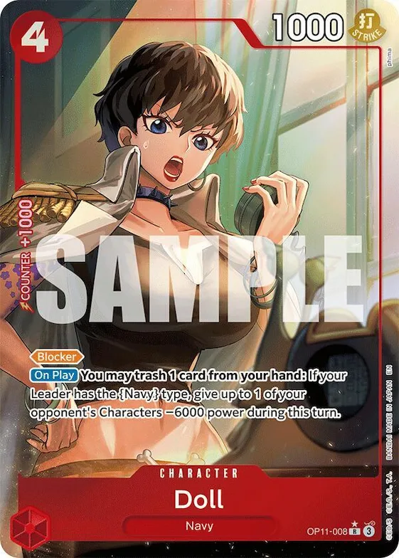 Doll (Alternate Art) #op11-008 – A Fist of Divine Speed