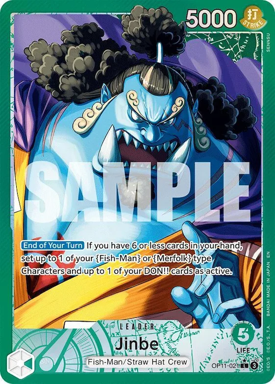Jinbe (021) (Alternate Art) #op11-021 – A Fist of Divine Speed
