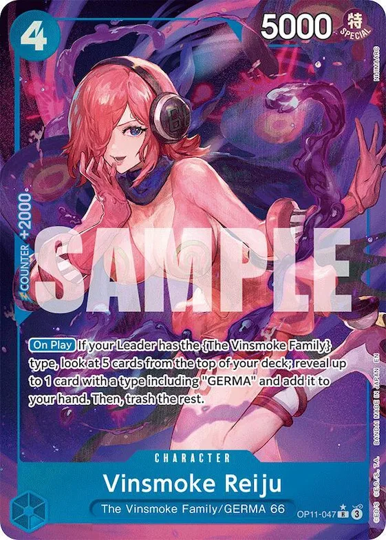 Vinsmoke Reiju (Alternate Art) #op11-047 – A Fist of Divine Speed