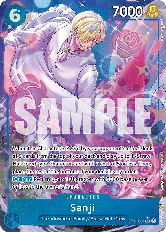 Sanji (Alternate Art) #op11-051 – A Fist of Divine Speed