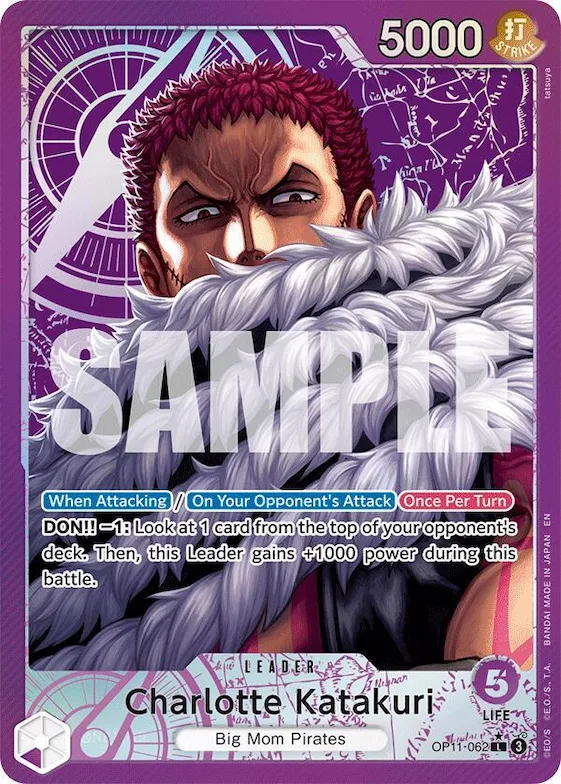 Charlotte Katakuri (062) (Alternate Art) #op11-062 – A Fist of Divine Speed