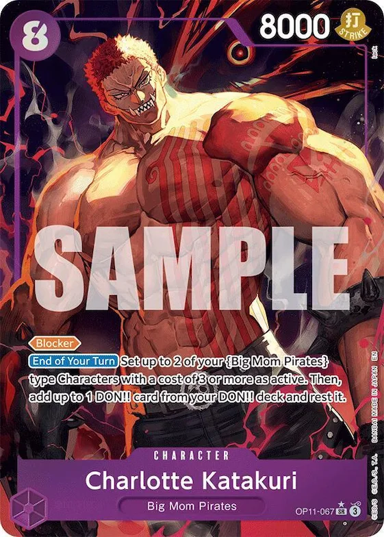 Charlotte Katakuri (067) (Alternate Art) #op11-067 – A Fist of Divine Speed