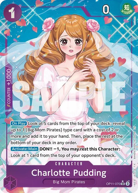 Charlotte Pudding (Alternate Art) #op11-070 – A Fist of Divine Speed