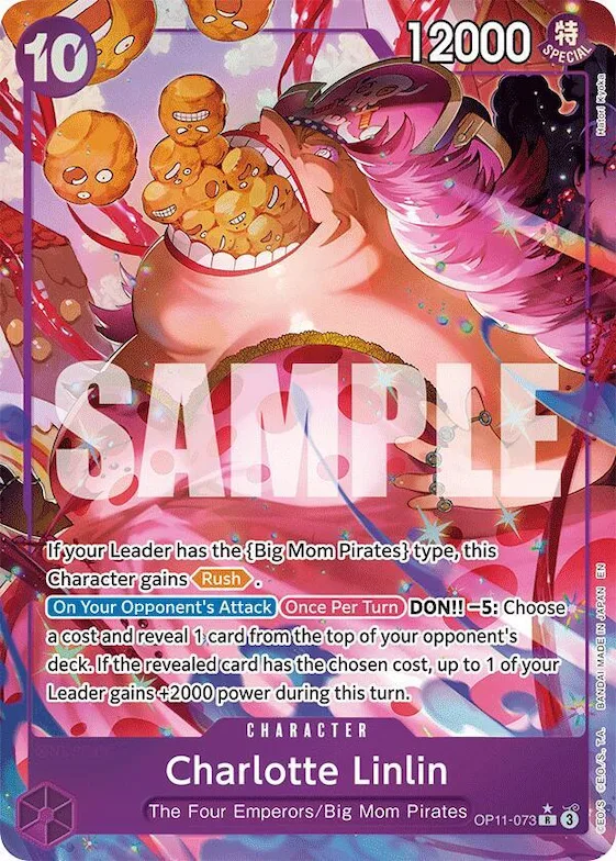 Charlotte Linlin (Alternate Art) #op11-073 – A Fist of Divine Speed