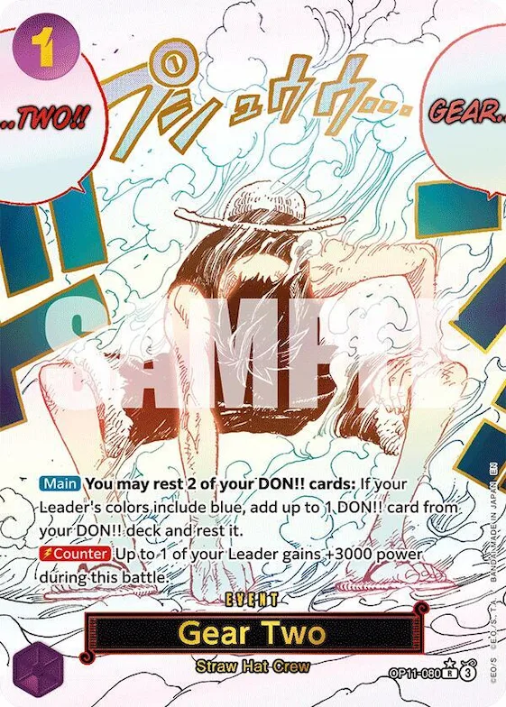 Gear Two (Alternate Art) #op11-080 – A Fist of Divine Speed