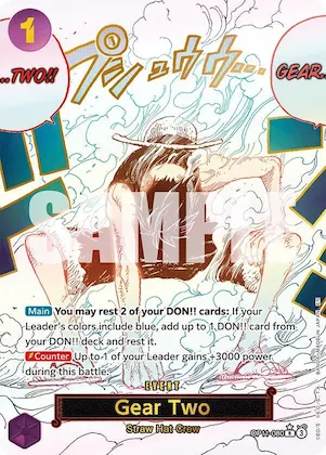 Gear Two (Alternate Art) op11-080 – OP11 – A Fist of Divine Speed