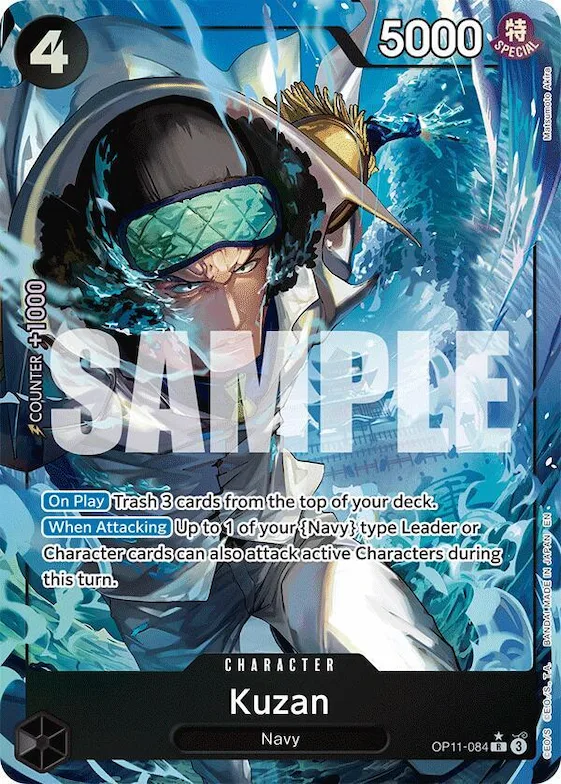 Kuzan (Alternate Art) #op11-084 – A Fist of Divine Speed