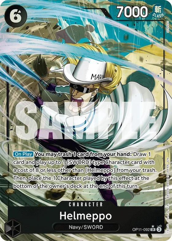 Helmeppo (Alternate Art) #op11-092 – A Fist of Divine Speed