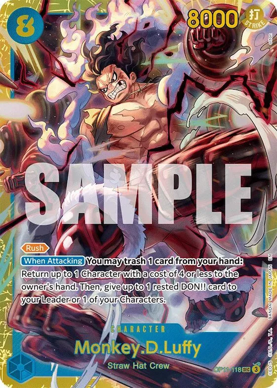 Monkey.D.Luffy (118) #op11-118 – A Fist of Divine Speed