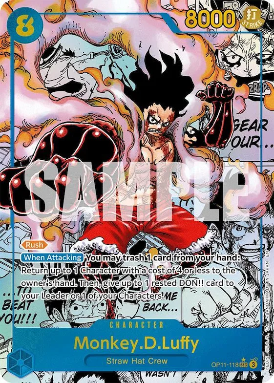 Monkey.D.Luffy (118) (Manga) #op11-118 – A Fist of Divine Speed