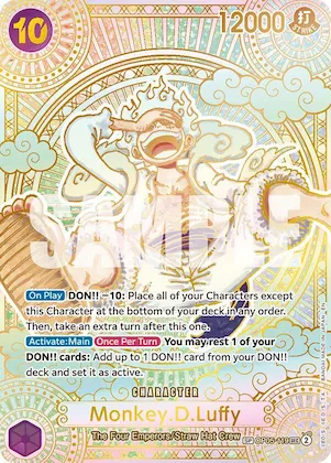 Monkey.D.Luffy (119) (SP) (Gold) op5-119 – OP11 – A Fist of Divine Speed