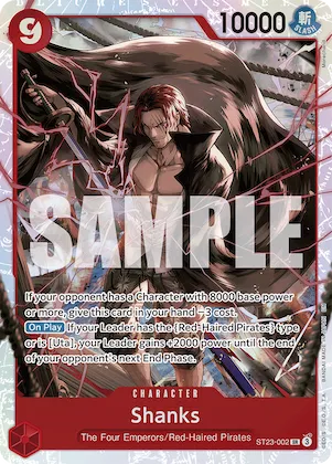 Shanks (002) st23-002 – ST23 – Starter Deck 23: RED Shanks