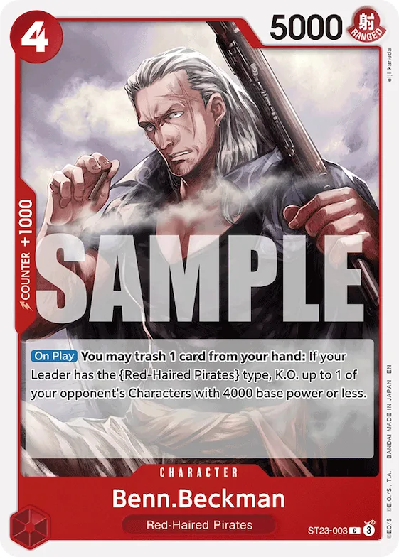 Ben Beckmann st23-003 – ST23 – Starter Deck 23: RED Shanks