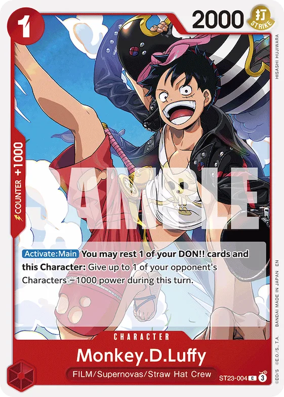 Monkey D. Luffy st23-004 – ST23 – Starter Deck 23: RED Shanks