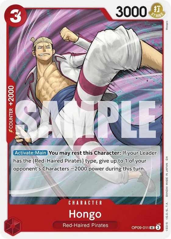 Hongo (Reprint) #op9-011 – Starter Deck 23: RED Shanks