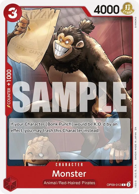 Monster (Reprint) #op9-012 – Starter Deck 23: RED Shanks