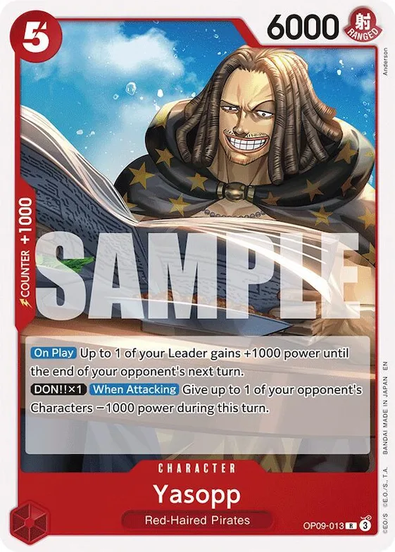 Yasopp (Reprint) #op9-013 – Starter Deck 23: RED Shanks