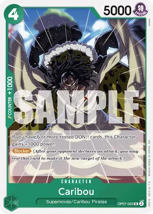 Caribou (Reprint) #op7-023 – Starter Deck 24: GREEN Jewelry Bonney