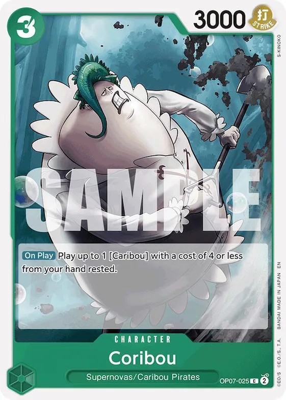 Coribou (Reprint) #op7-025 – Starter Deck 24: GREEN Jewelry Bonney