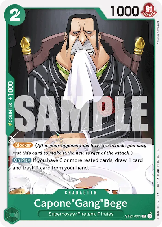 Capone"Gang"Bege #st24-001 – Starter Deck 24: GREEN Jewelry Bonney