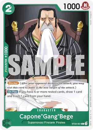 Capone "Gang" Bege st24-001 – ST24 – Starter Deck 24: GREEN Jewelry Bonney