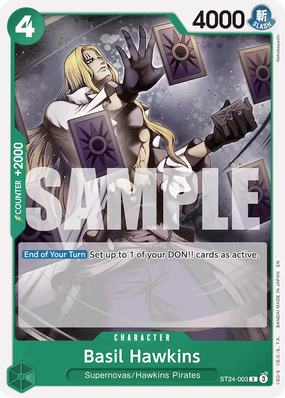Basil Hawkins st24-003 – ST24 – Starter Deck 24: GREEN Jewelry Bonney