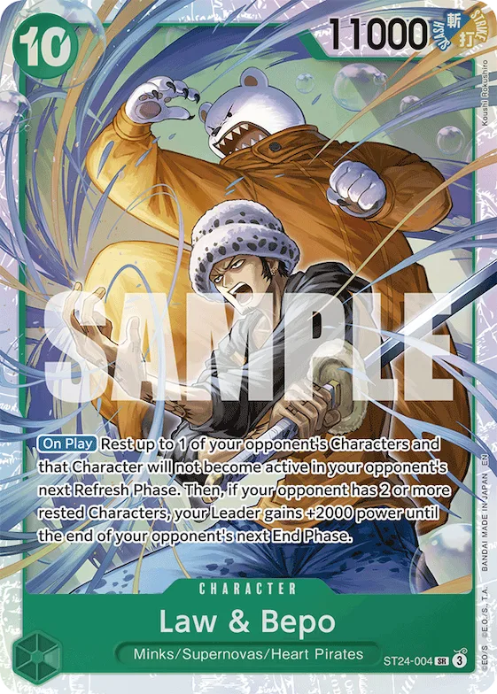 Law & Bepo #st24-004 – Starter Deck 24: GREEN Jewelry Bonney