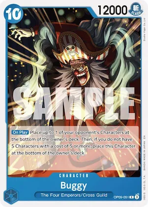 Buggy (Reprint) #op9-051 – Starter Deck 25: BLUE Buggy