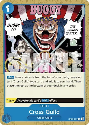 Cross Guild (Reprint) #op9-057 – Starter Deck 25: BLUE Buggy
