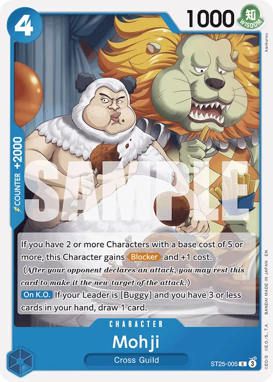 Mohji #st25-005 – Starter Deck 25: BLUE Buggy