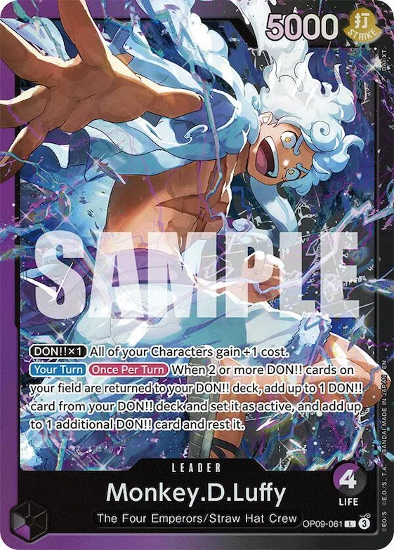 Monkey.D.Luffy (OP09-061) #op9-061 – Starter Deck 26: PURPLE/BLACK Monkey.D.Luffy