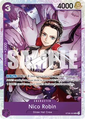 Nico Robin st26-003 – ST26 – Starter Deck 26: PURPLE/BLACK Monkey.D.Luffy