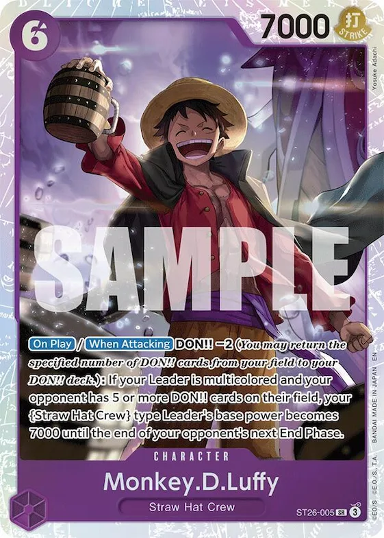 Monkey.D.Luffy (ST26-005) #st26-005 – Starter Deck 26: PURPLE/BLACK Monkey.D.Luffy