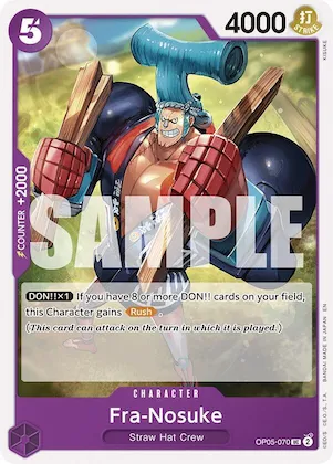 Fra-Nosuke (Reprint) #op5-070 – Starter Deck 26: PURPLE/BLACK Monkey.D.Luffy