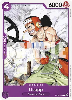 Usopp (Reprint) op9-063 – ST26 – Starter Deck 26: PURPLE/BLACK Monkey.D.Luffy