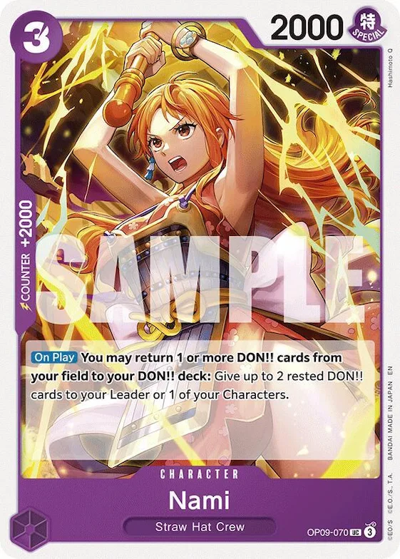 Nami (Reprint) #op9-070 – Starter Deck 26: PURPLE/BLACK Monkey.D.Luffy