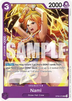 Nami (Reprint) #op9-070 – Starter Deck 26: PURPLE/BLACK Monkey.D.Luffy