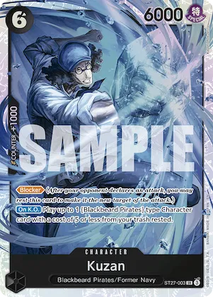 Kuzan st27-003 – ST27 – Starter Deck 27: BLACK Marshall.D.Teach