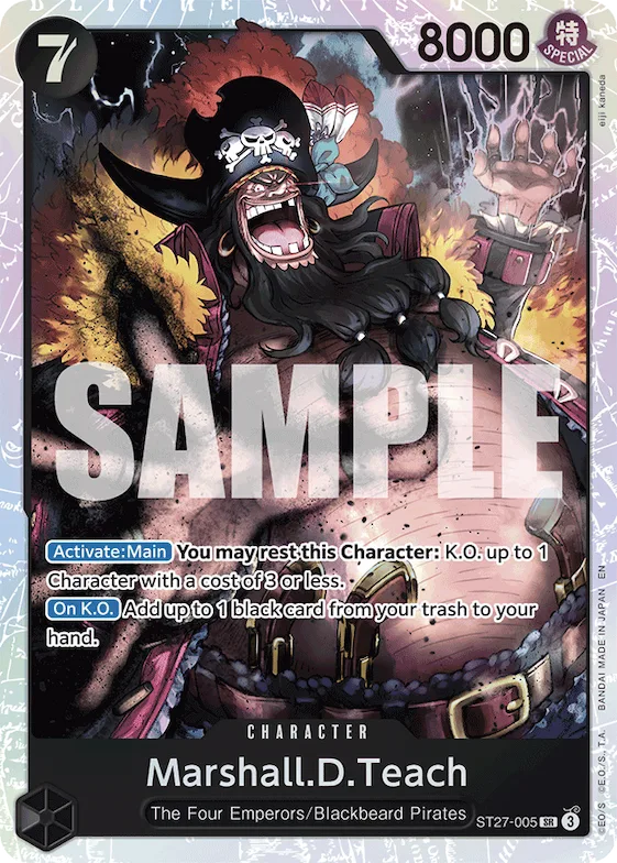 Marshall.D.Teach (ST27-005) #st27-005 – Starter Deck 27: BLACK Marshall.D.Teach