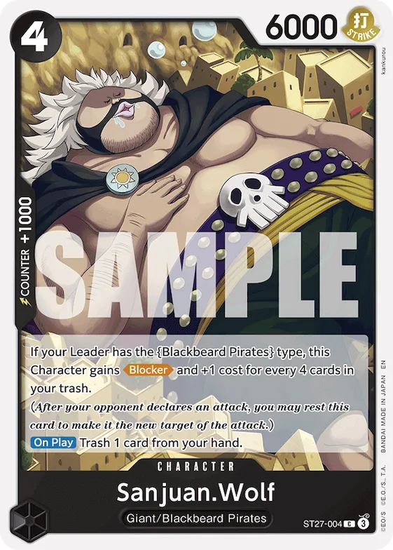 Sanjuan.Wolf #st27-004 – Starter Deck 27: BLACK Marshall.D.Teach