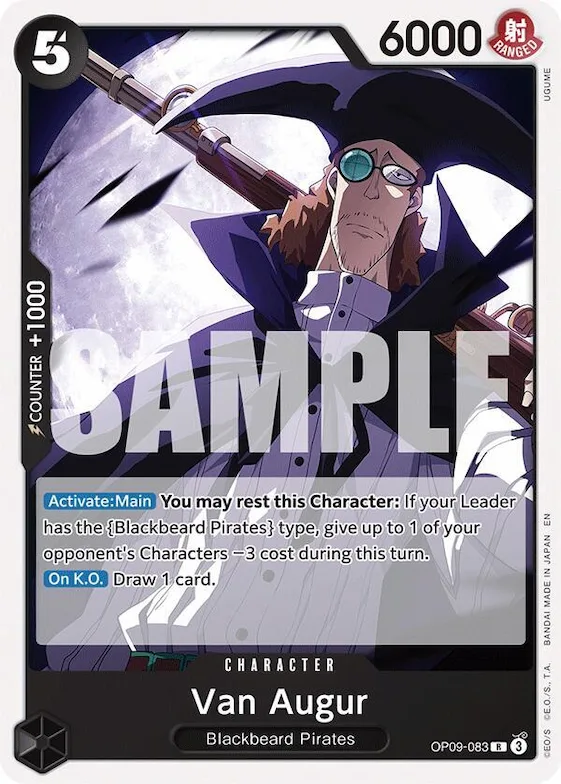 Van Augur (Reprint) #op9-083 – Starter Deck 27: BLACK Marshall.D.Teach