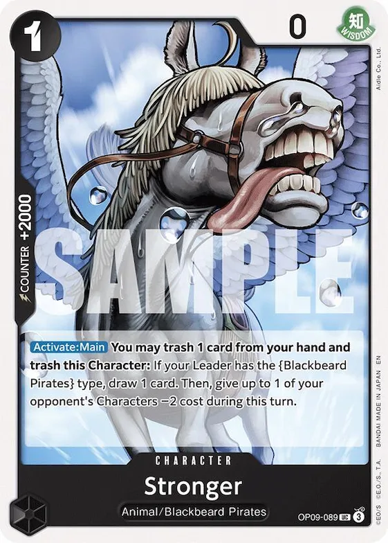 Stronger (Reprint) #op9-089 – Starter Deck 27: BLACK Marshall.D.Teach