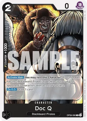 Doc Q (Reprint) op9-090 – ST27 – Starter Deck 27: BLACK Marshall.D.Teach