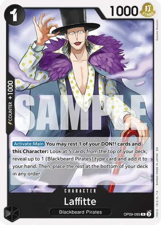Laffitte (Reprint) #op9-095 – Starter Deck 27: BLACK Marshall.D.Teach