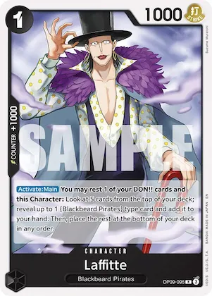 Laffitte (Reprint) #op9-095 – Starter Deck 27: BLACK Marshall.D.Teach